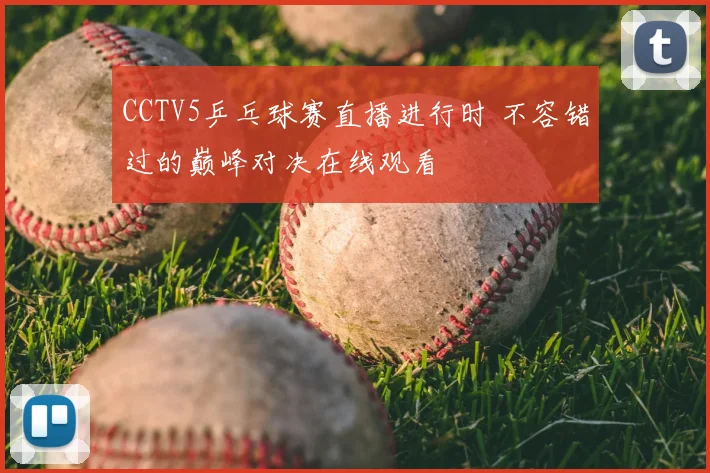 CCTV5乒乓球赛直播进行时 不容错过的巅峰对决在线观看